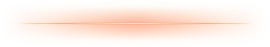 Glowing Orange Neon Line Light